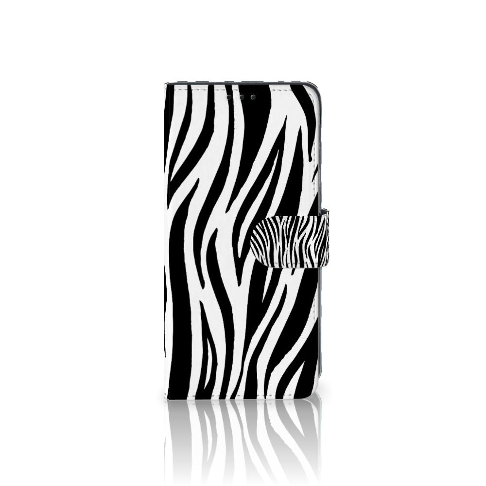 Samsung Galaxy M31 Telefoonhoesje met Pasjes Zebra