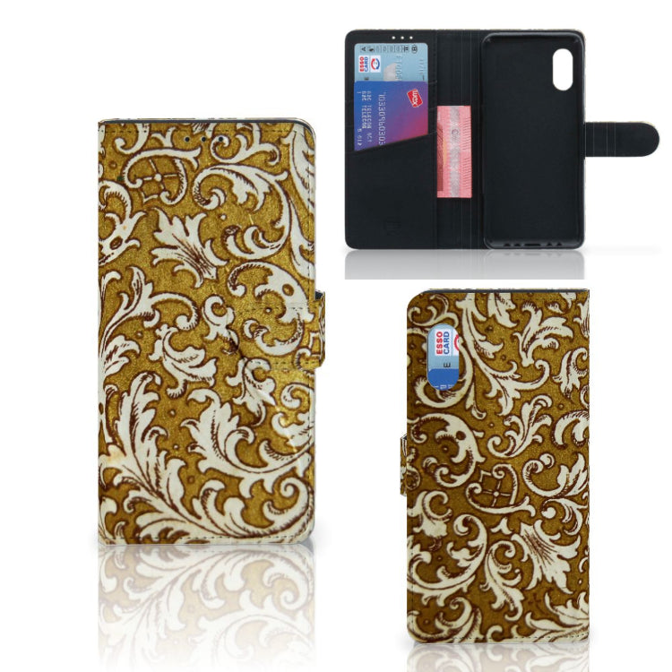 Wallet Case Samsung Xcover Pro Barok Goud