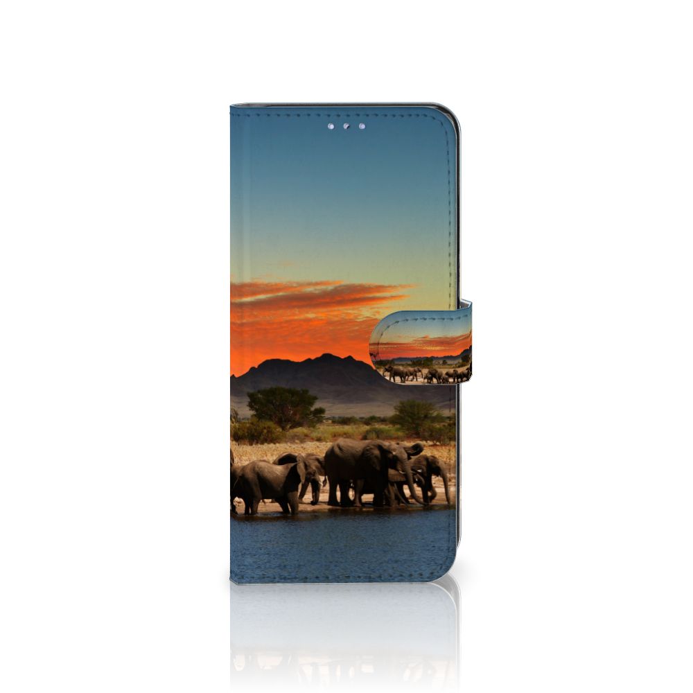 Motorola Moto G31 | G41 Telefoonhoesje met Pasjes Olifanten