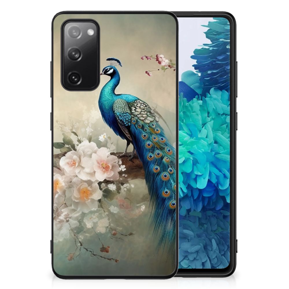 Dierenprint Telefoonhoesje voor Samsung Galaxy S20 FE Vintage Pauwen B2C Telecom