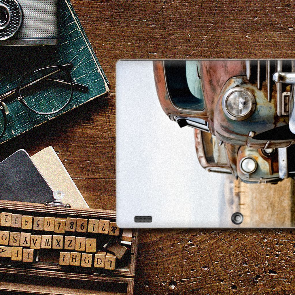 Lenovo Tab 10 | Tab 2 A10-30 Tablet Backcover met foto Vintage Auto - B2C Telecom