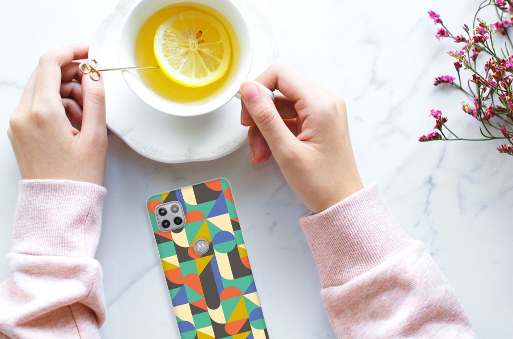 Motorola Moto G 5G TPU bumper Funky Retro B2C Telecom