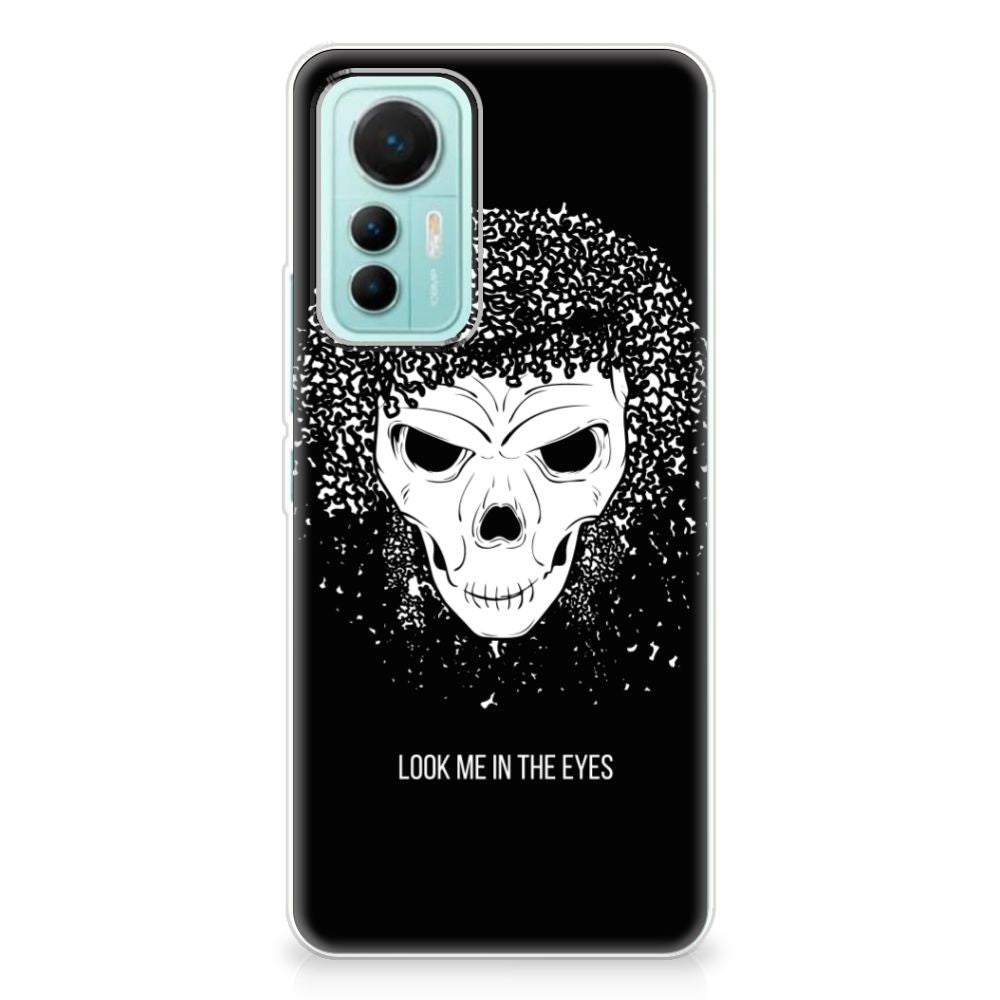 Silicone Back Case Xiaomi 12 Lite Skull Hair B2C Telecom
