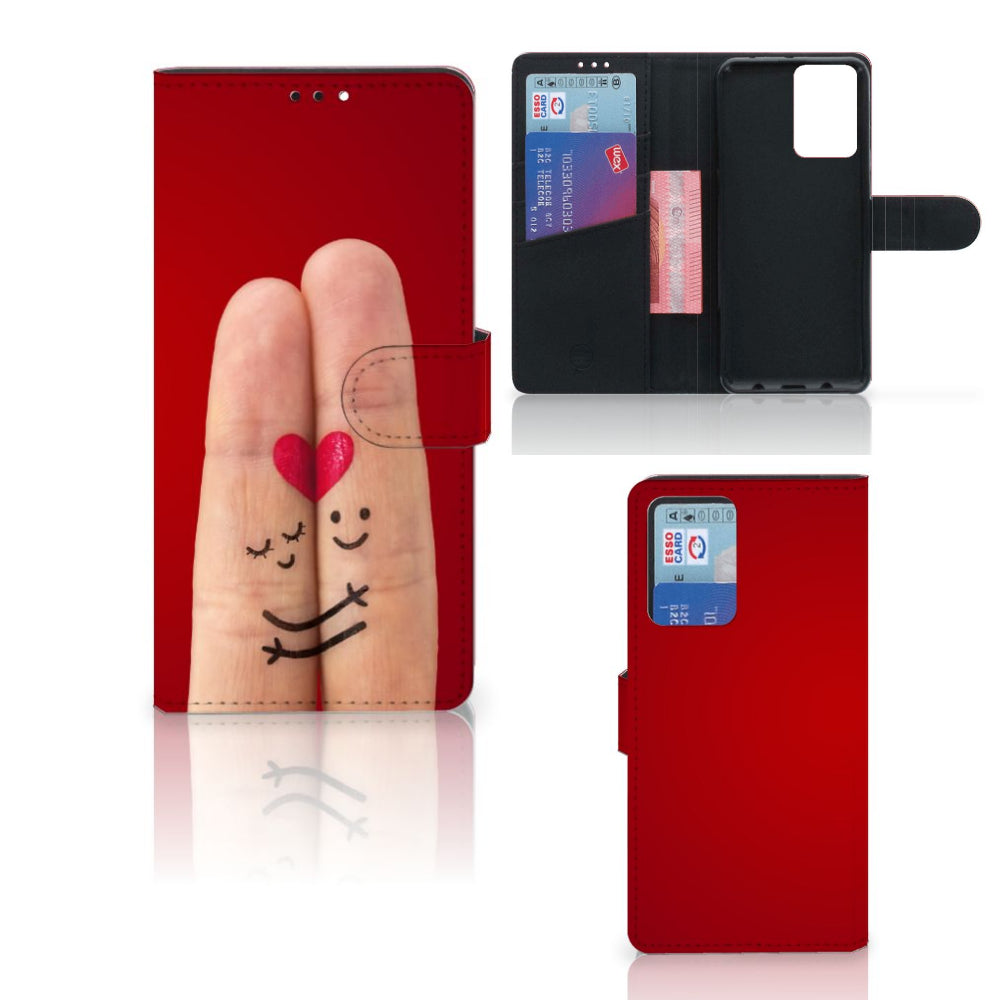 Xiaomi Redmi Note 10 Pro Wallet Case met Pasjes Liefde - Origineel Romantisch Cadeau
