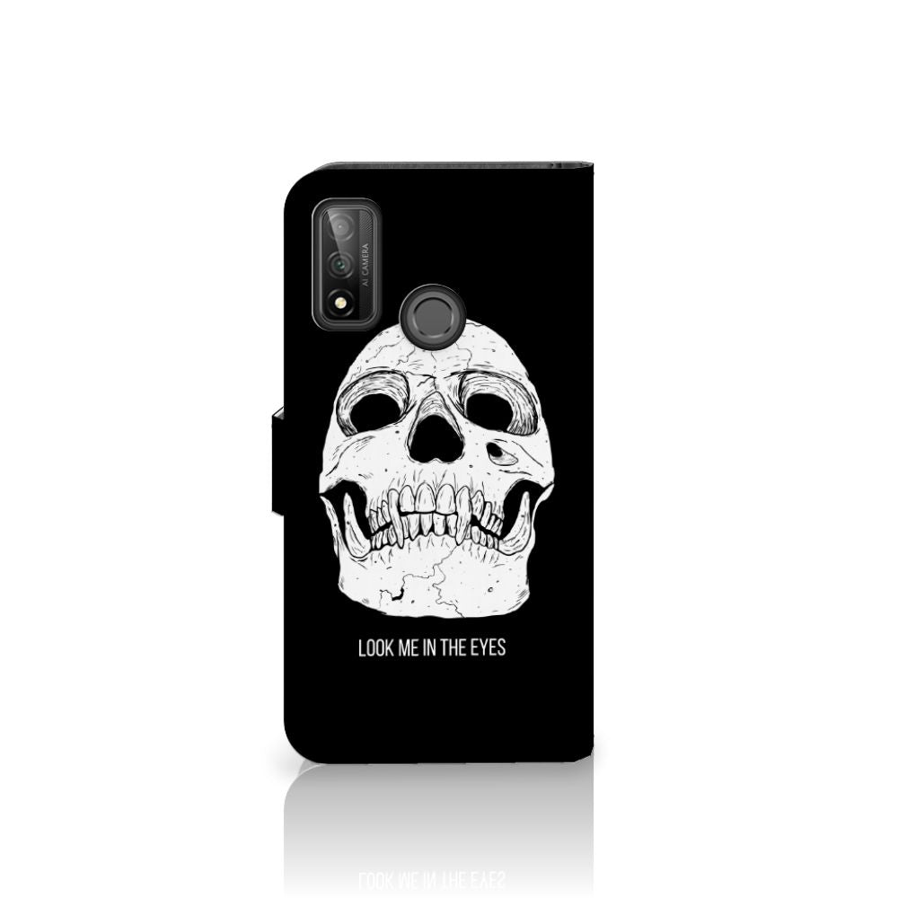 Telefoonhoesje met Naam Huawei P Smart 2020 Skull Eyes