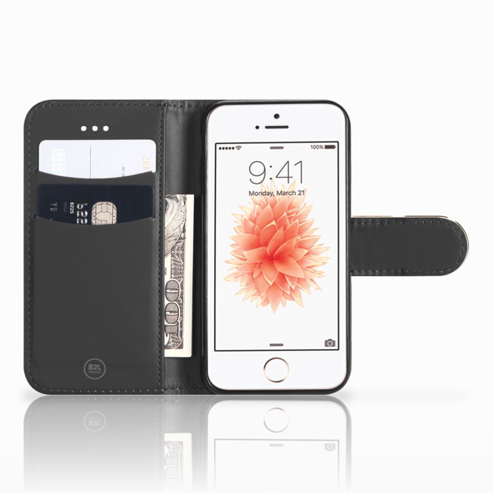 Apple iPhone 5 | 5s | SE Telefoonhoesje met Pasjes Design Cowboy