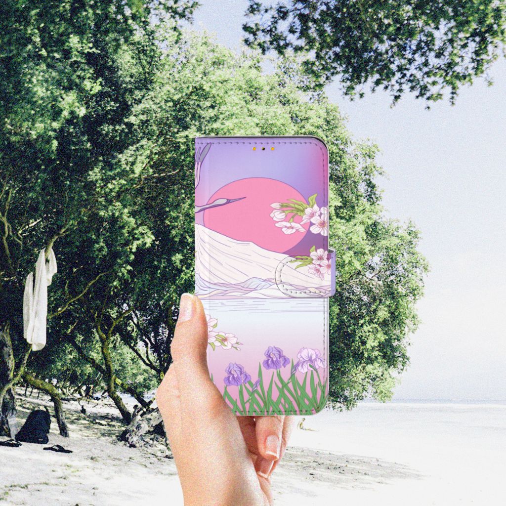 Samsung Galaxy M52 Telefoonhoesje met Pasjes Bird Flying