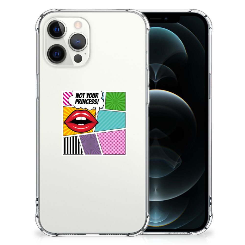 iPhone 12 Pro Max Anti Shock Bumper Case Popart Princess B2C Telecom