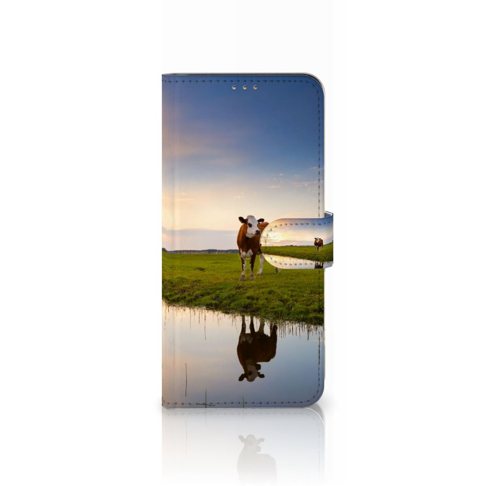 Motorola Moto G60 Telefoonhoesje met Pasjes Koe