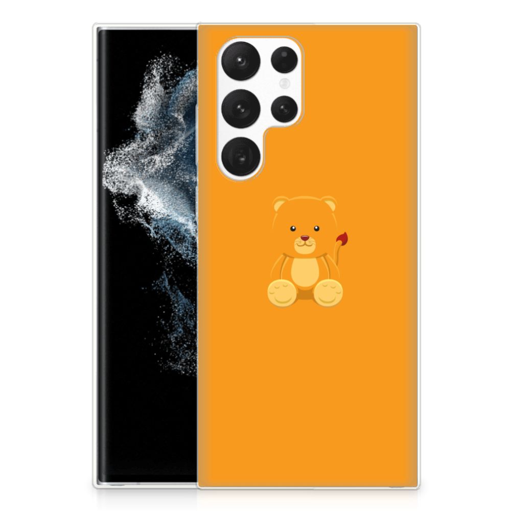 Samsung Galaxy S22 Ultra Telefoonhoesje met Naam Baby Beer B2C Telecom