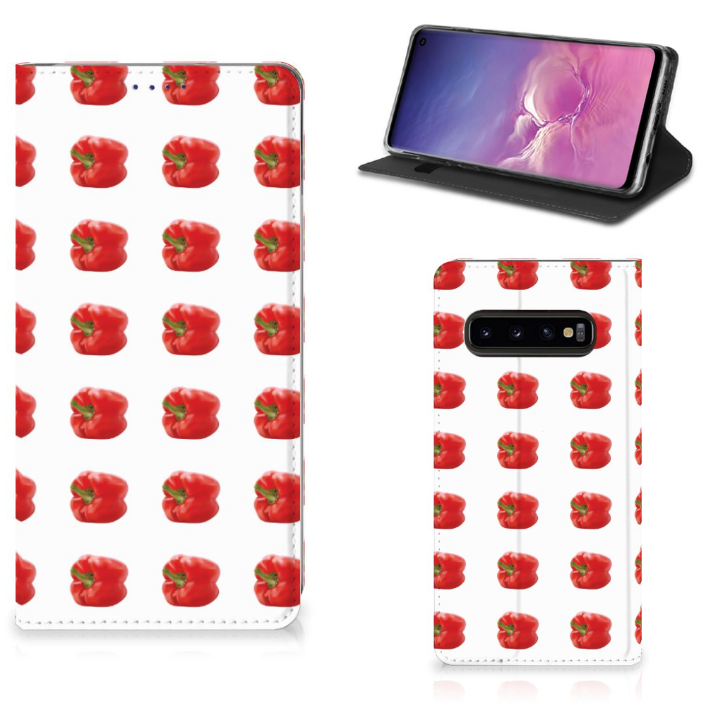 Samsung Galaxy S10 Flip Style Cover Paprika Red
