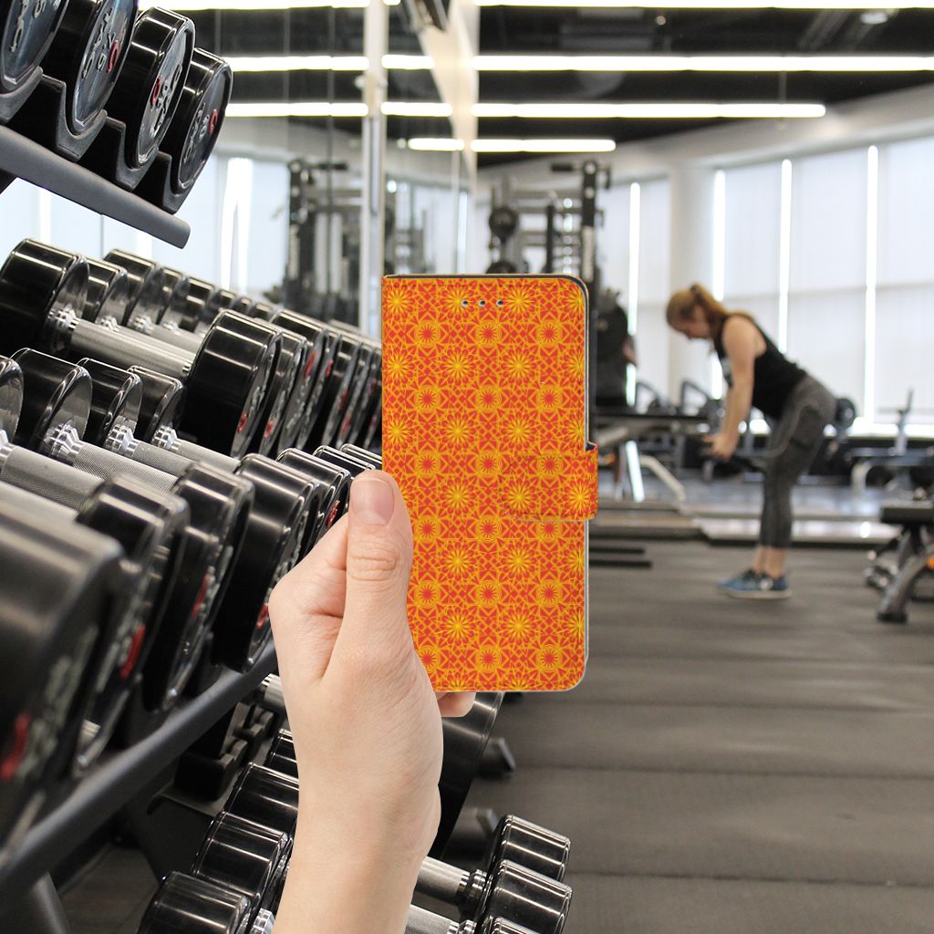 Xiaomi Redmi K20 Pro Telefoon Hoesje Batik Oranje