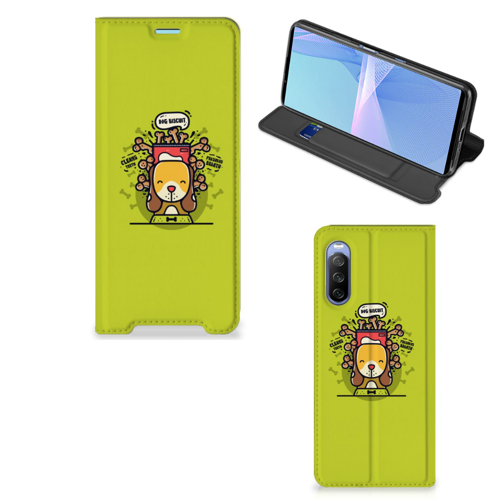 Sony Xperia 10 III Magnet Case Doggy Biscuit - B2C Telecom