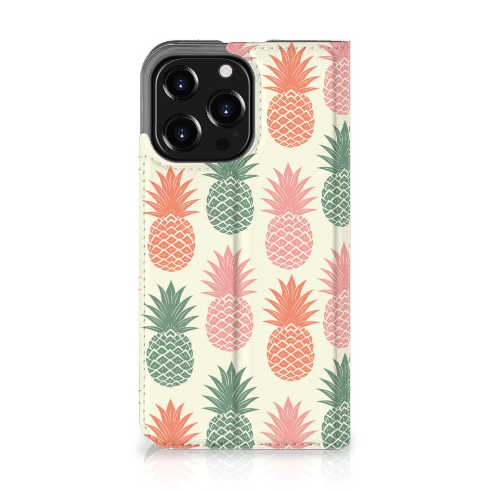 iPhone 13 Pro Flip Style Cover Ananas - B2C Telecom