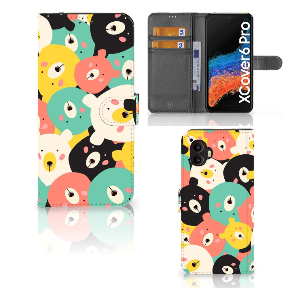 Samsung Galaxy Xcover 6 Pro Leuk Hoesje Bears