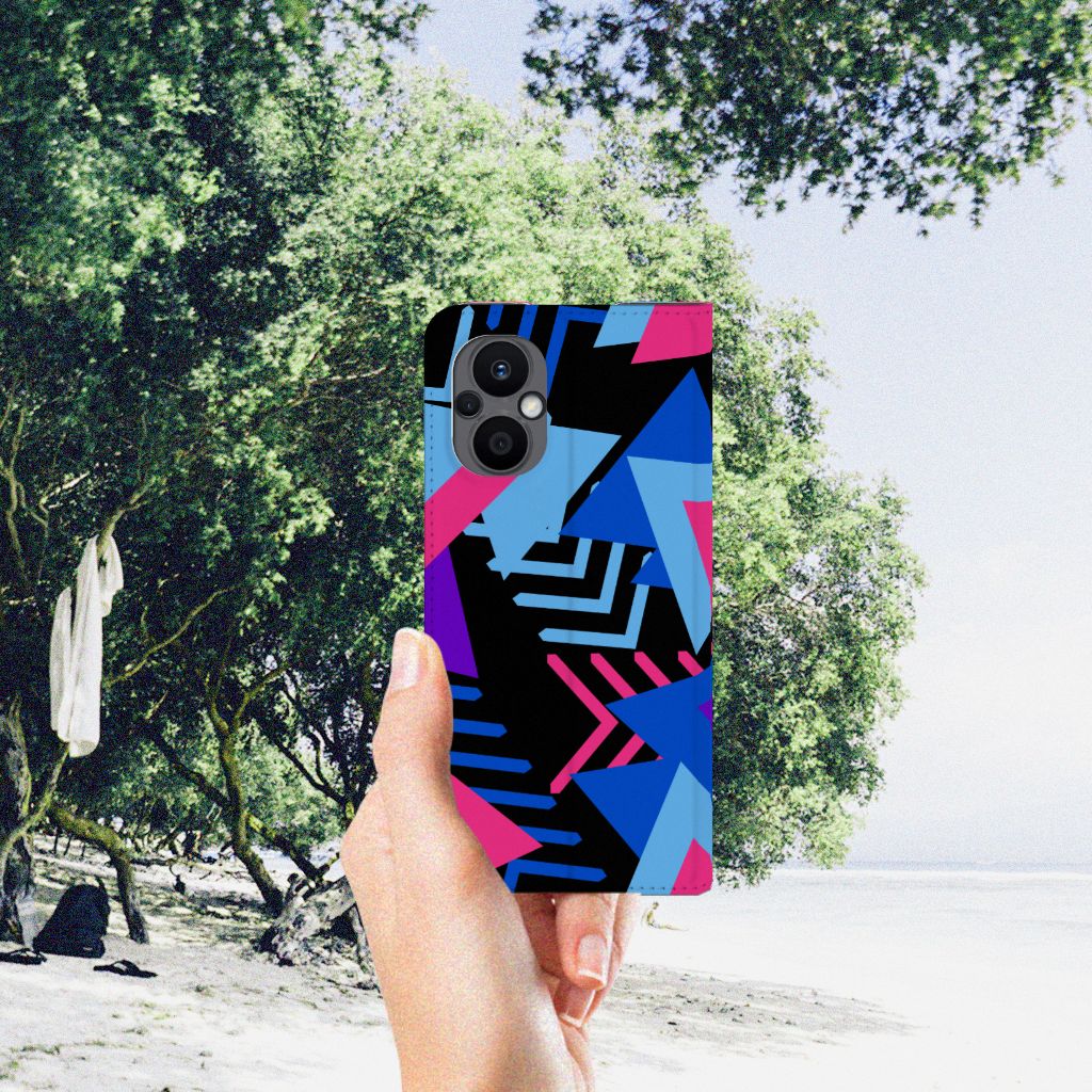 OPPO Reno8 Lite Stand Case Funky Triangle - B2C Telecom