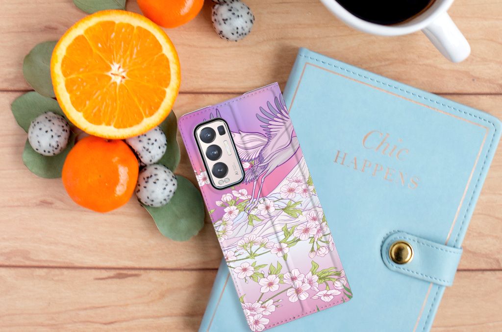 OPPO Find X3 Neo Hoesje maken Bird Flying - B2C Telecom