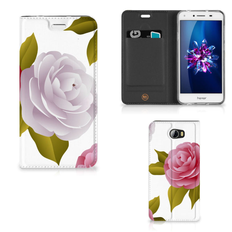 Huawei Y5 2 | Y6 Compact Smart Cover Roses