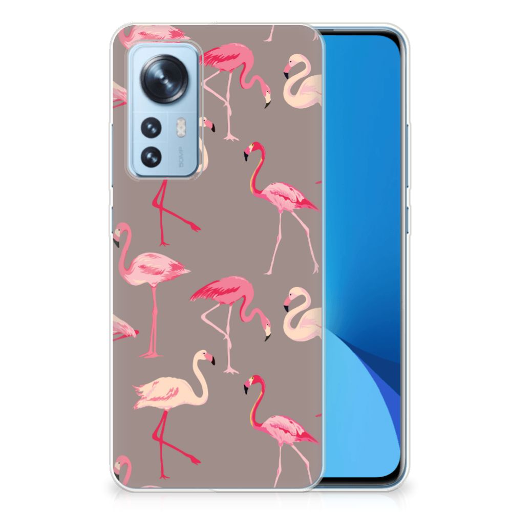 Xiaomi 12 | 12X TPU Hoesje Flamingo