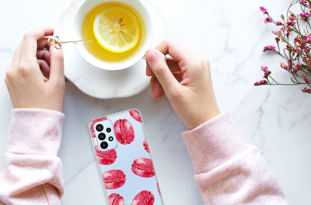 Samsung Galaxy A23 Siliconen Case Pink Macarons B2C Telecom