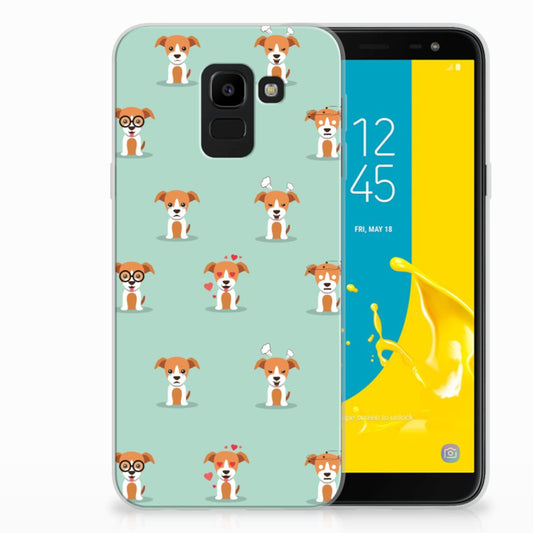 Samsung Galaxy J6 2018 TPU Hoesje Pups