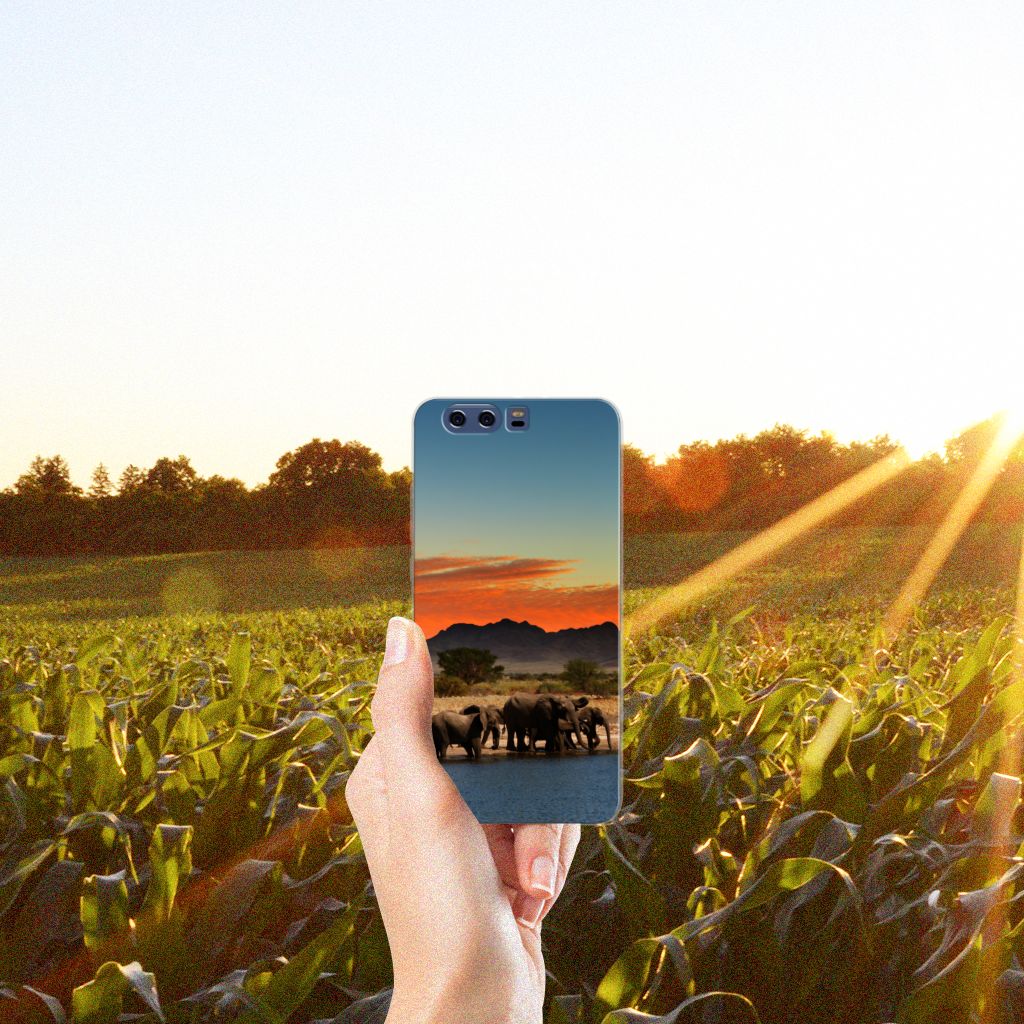 Huawei P10 Plus TPU Hoesje Olifanten