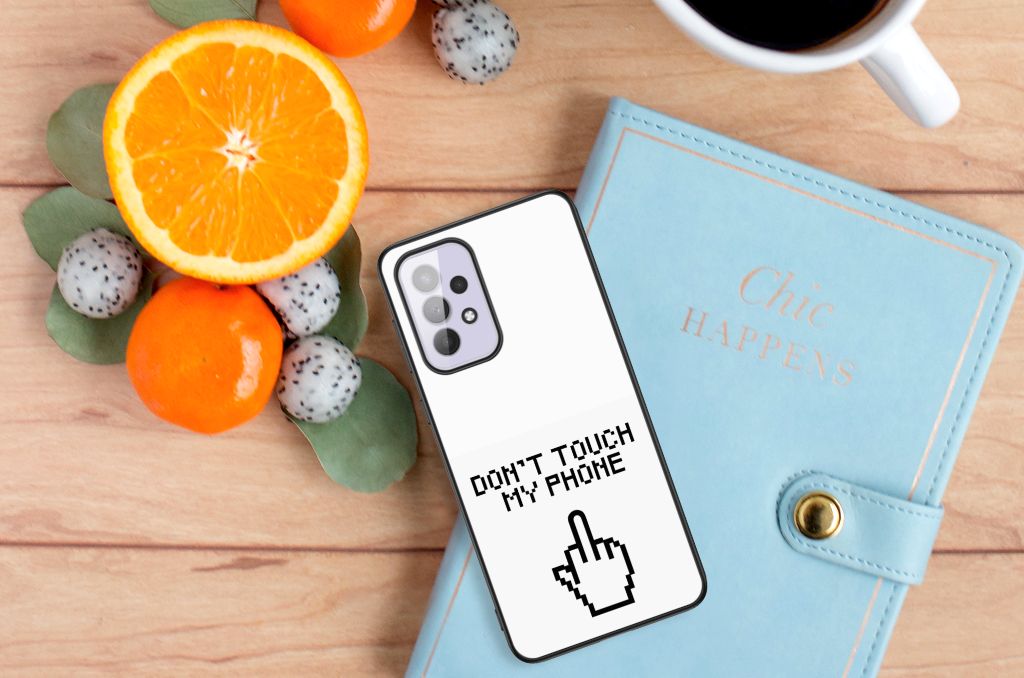 Samsung Galaxy A33 5G Telefoon Hoesje Finger Don't Touch My Phone B2C Telecom