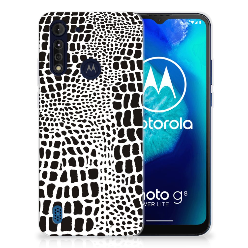 Motorola Moto G8 Power Lite TPU Hoesje Slangenprint B2C Telecom
