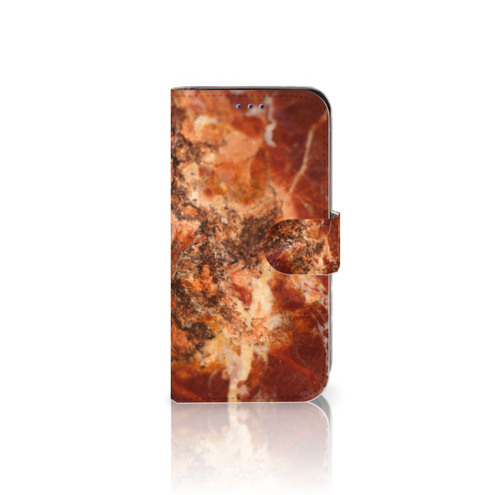 Samsung Galaxy S10e Bookcase Marmer Bruin