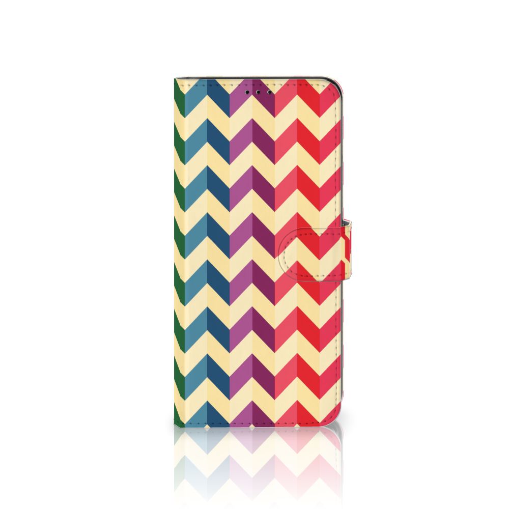 Samsung Galaxy S21 Ultra Telefoon Hoesje Zigzag Multi Color