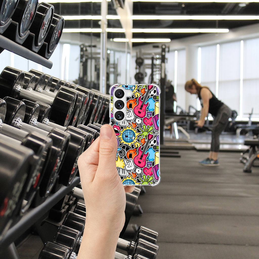 Samsung Galaxy S23 Anti Shock Bumper Case Punk Rock B2C Telecom
