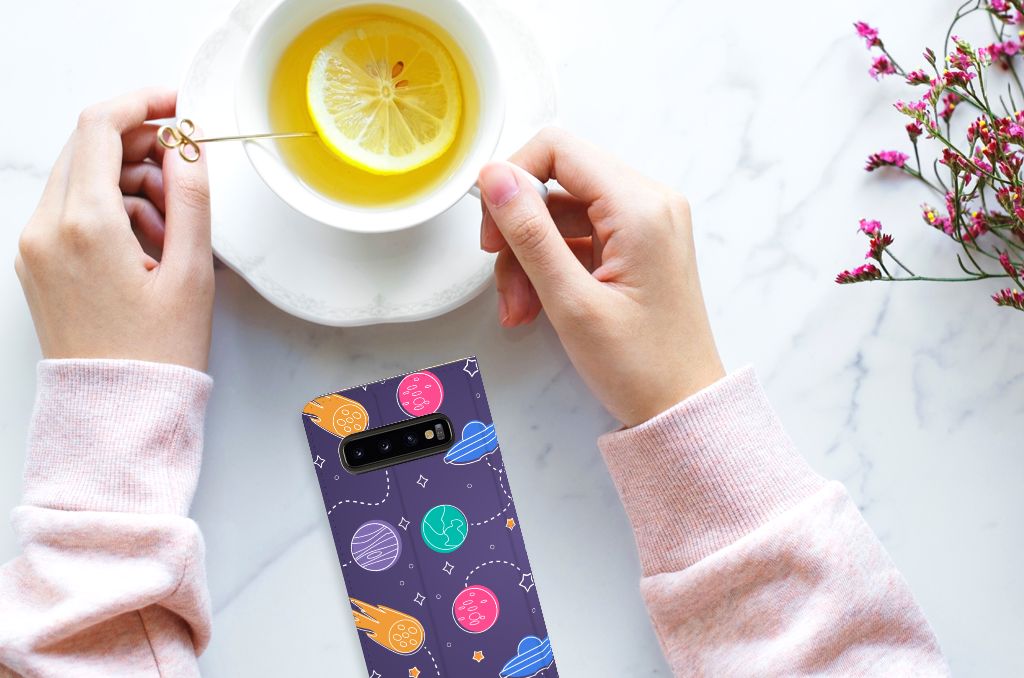 Samsung Galaxy S10 Hippe Standcase Space