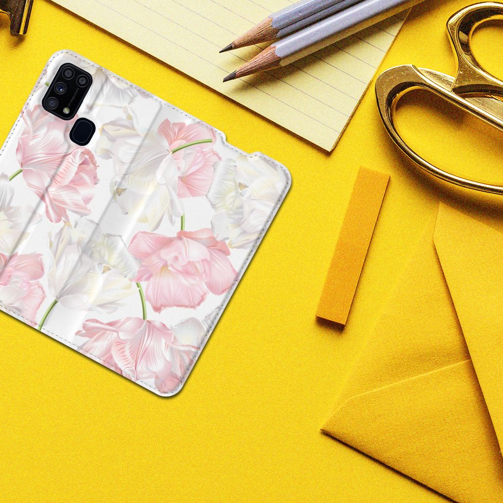 Samsung Galaxy M31 Smart Cover Lovely Flowers - B2C Telecom
