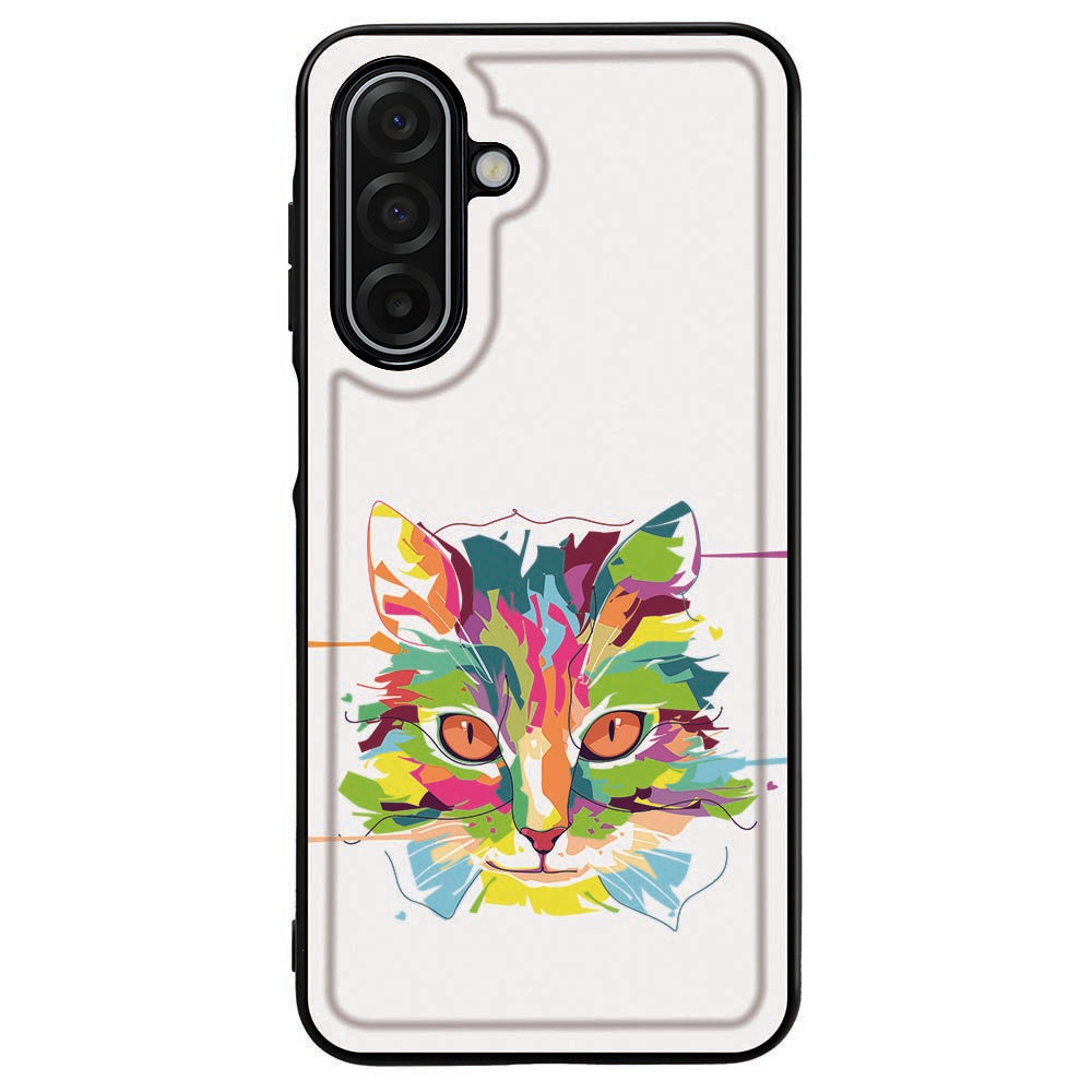 Samsung Galaxy A17 Back Cover Cat Color voorkant