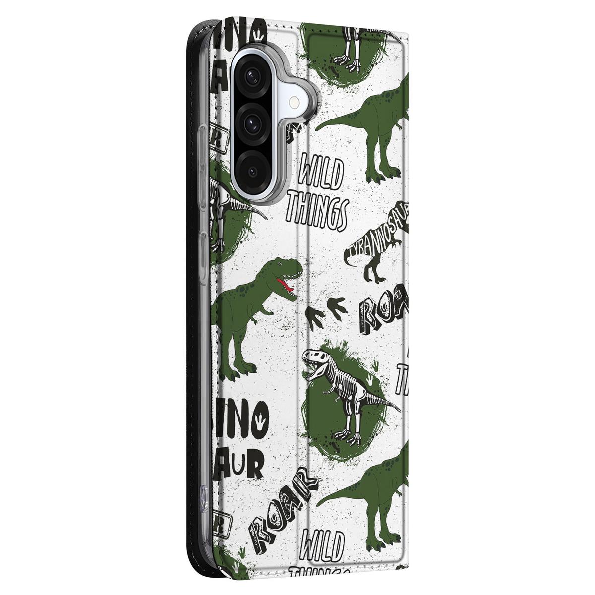 Samsung Galaxy A56 A36 Hoesje Dinosaurus positie 3