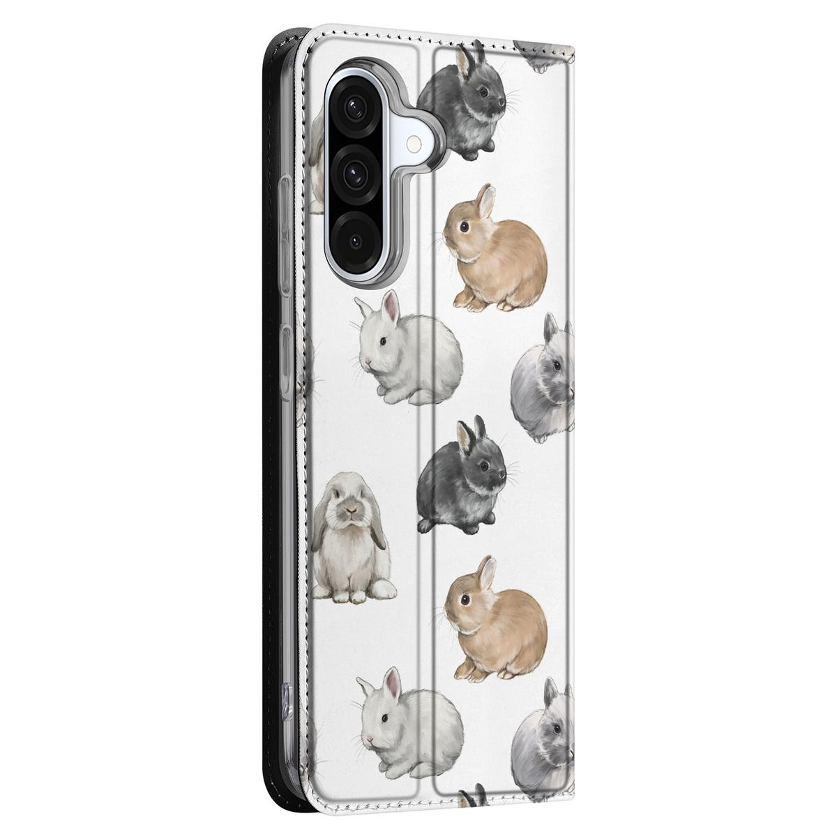 Samsung Galaxy A56 A36 Hoesje Konijntjes positie 3
