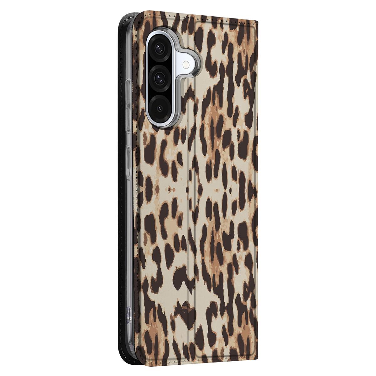 Samsung Galaxy A56 A36 Hoesje Leopard positie 3