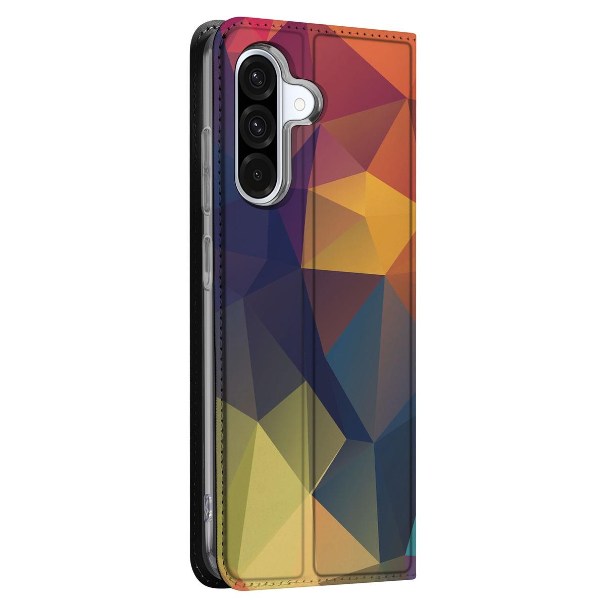 Samsung Galaxy A56 A36 Hoesje Polygon Color positie 3