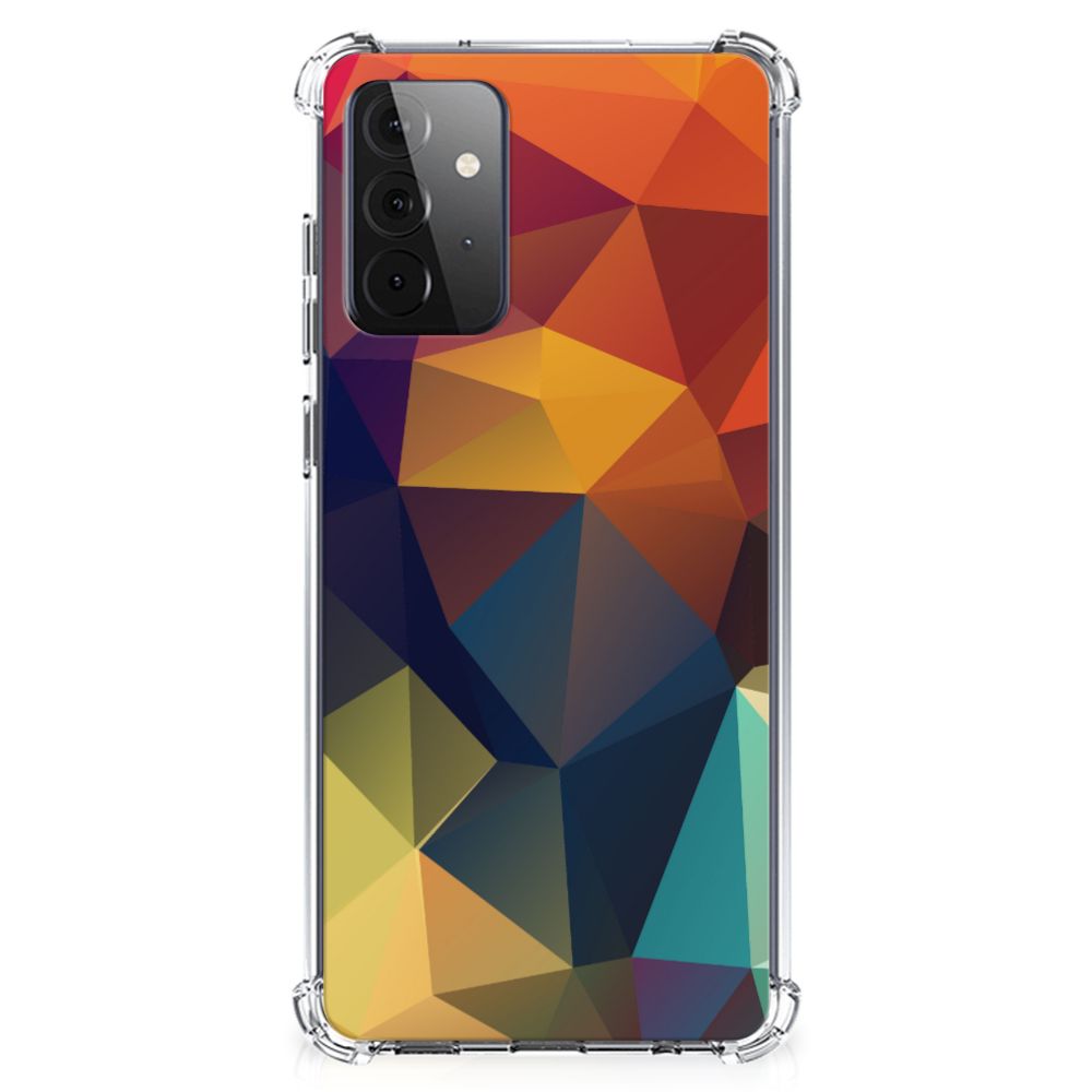 Samsung Galaxy A72 4G/5G Shockproof Case Polygon Color