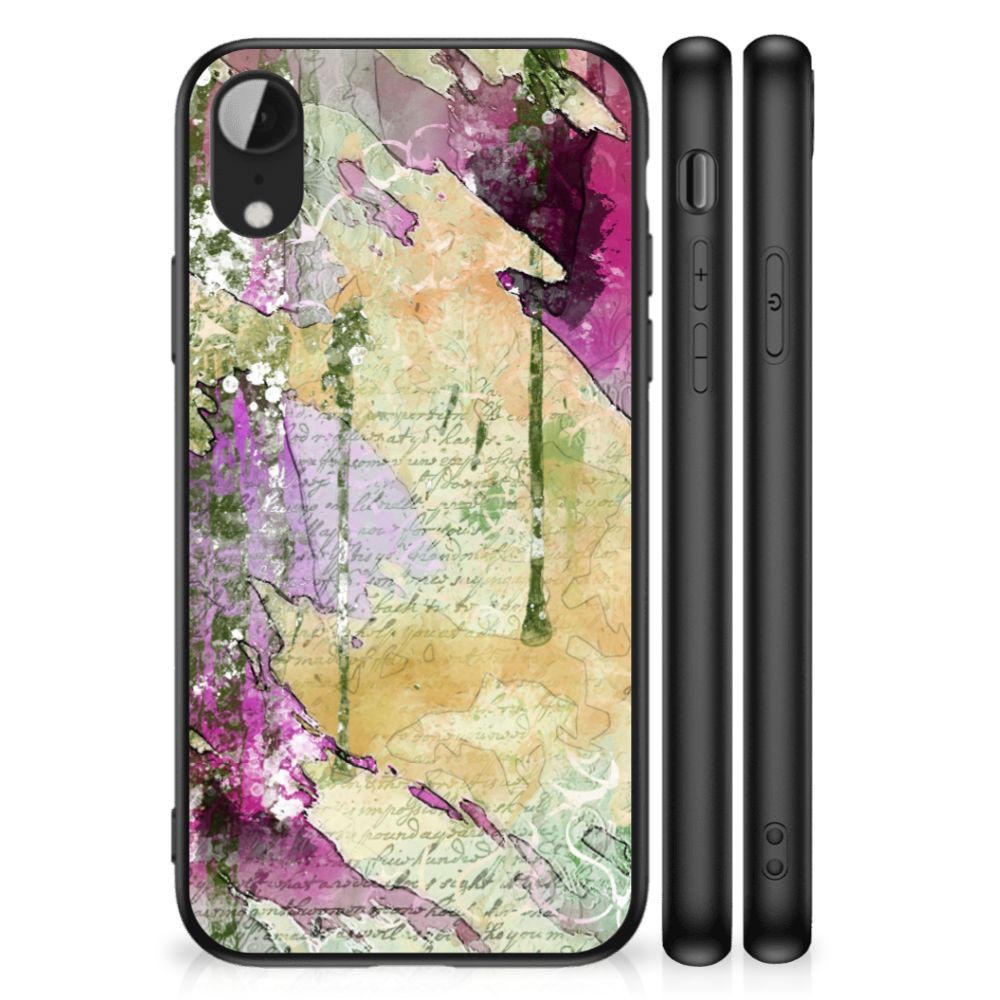 Kleurrijke Telefoonhoesje Apple iPhone XR Letter Painting B2C Telecom