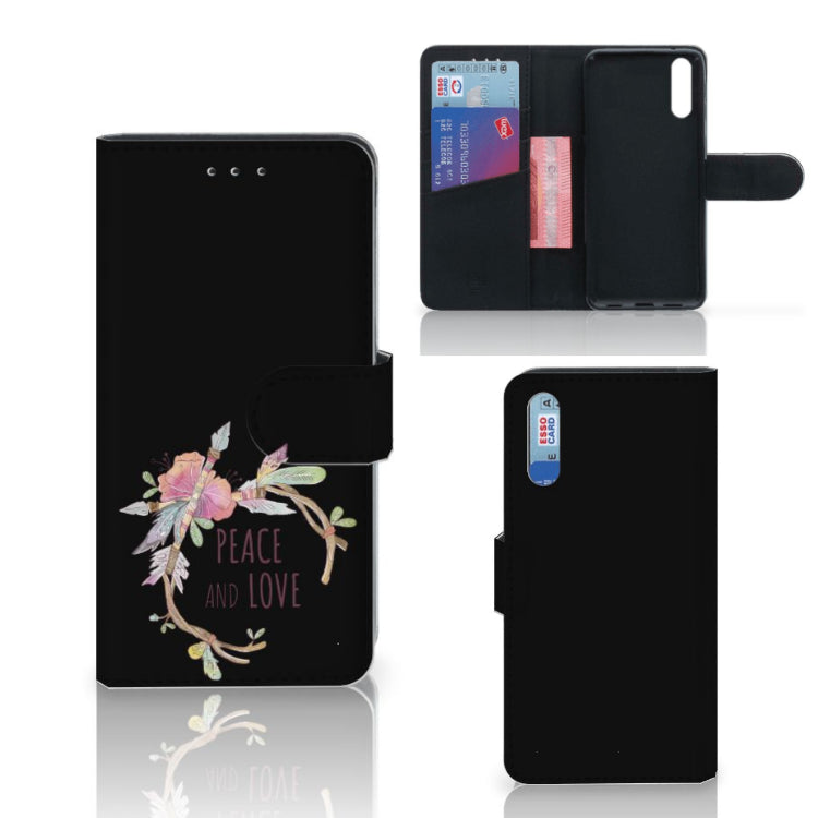 Huawei P20 Leuk Hoesje Boho Text