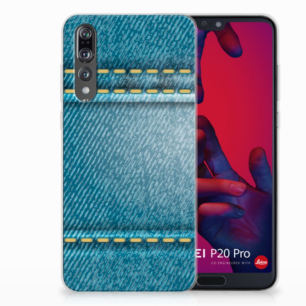 Huawei P20 Pro Silicone Back Cover Jeans