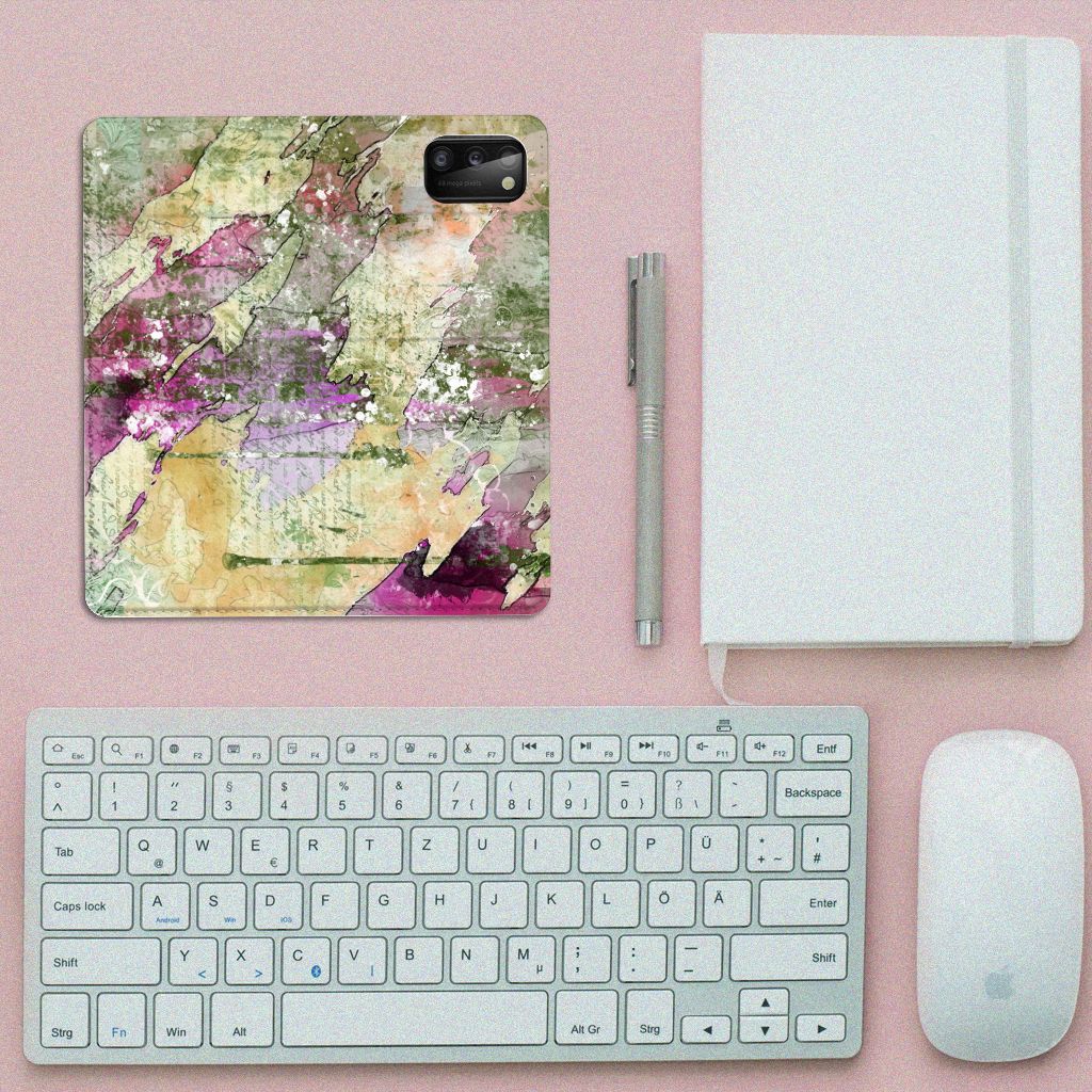 Bookcase Samsung Galaxy A41 Letter Painting - B2C Telecom