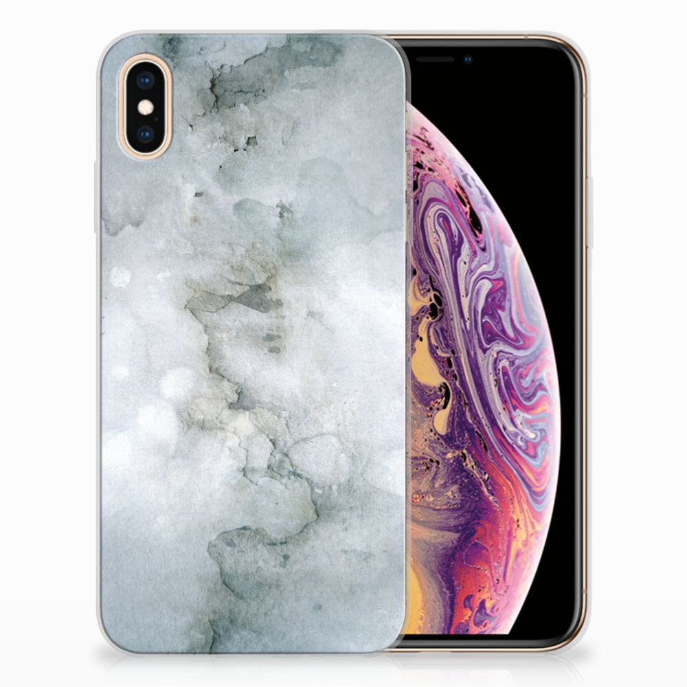 Hoesje maken Apple iPhone Xs Max Painting Grey