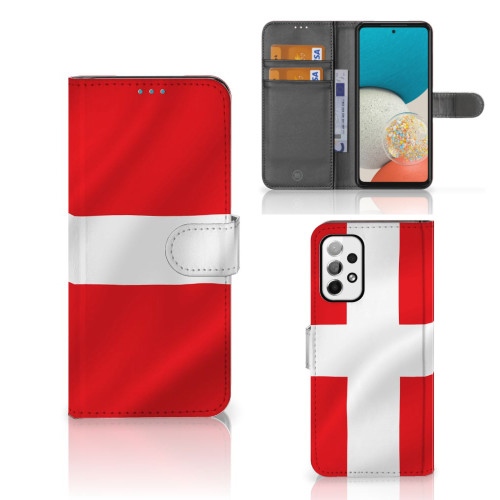 Samsung Galaxy A73 5G Bookstyle Case Denemarken