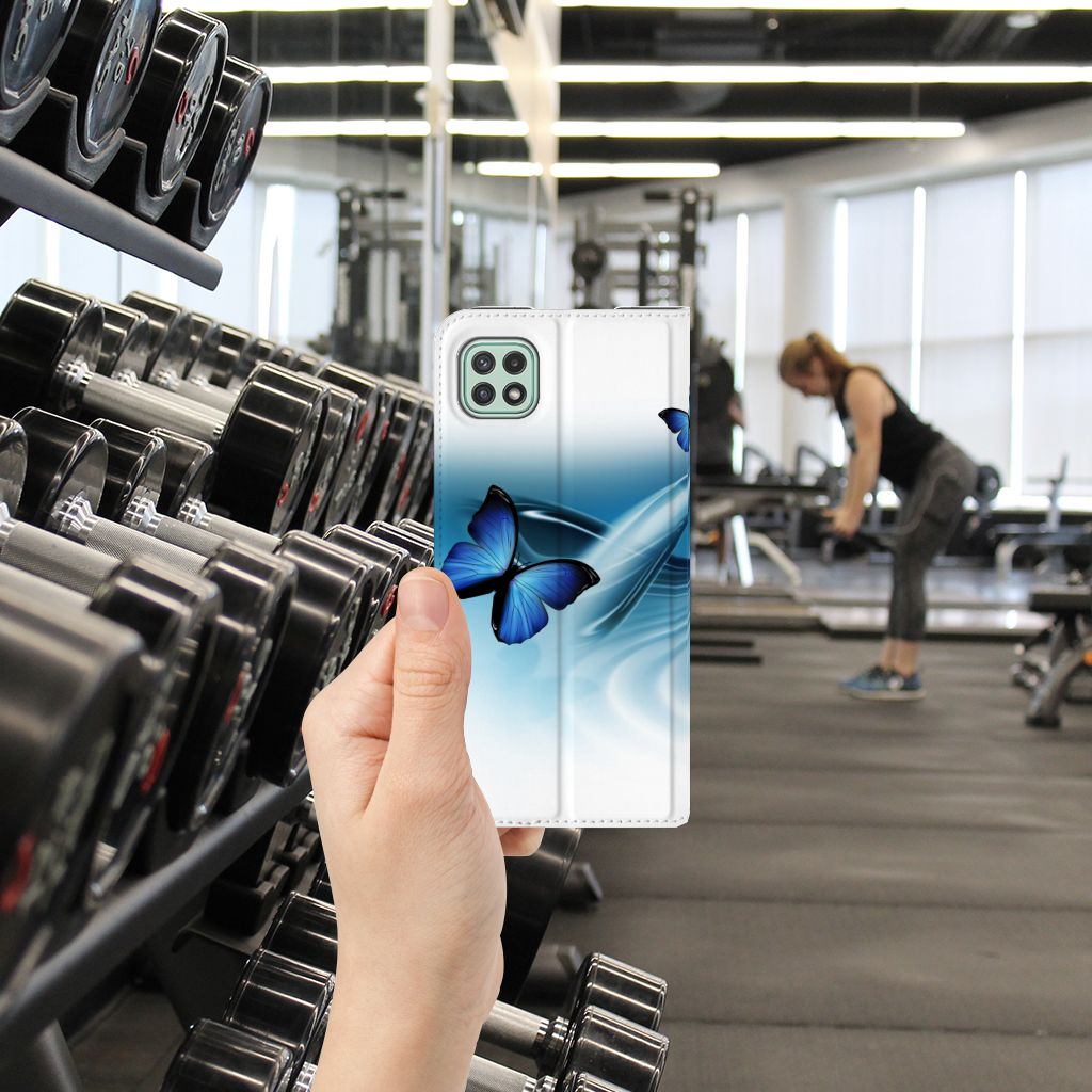 Samsung Galaxy A22 5G Hoesje maken Vlinders - B2C Telecom
