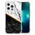 Apple iPhone 13 Pro Anti-Shock Hoesje Marmer Wit Zwart - Origineel Cadeau Man B2C Telecom