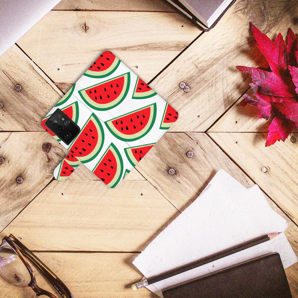 Samsung Galaxy S21 Ultra Book Cover Watermelons