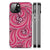 Apple iPhone 13/14 Leuk Telefoonhoesje Swirl Pink