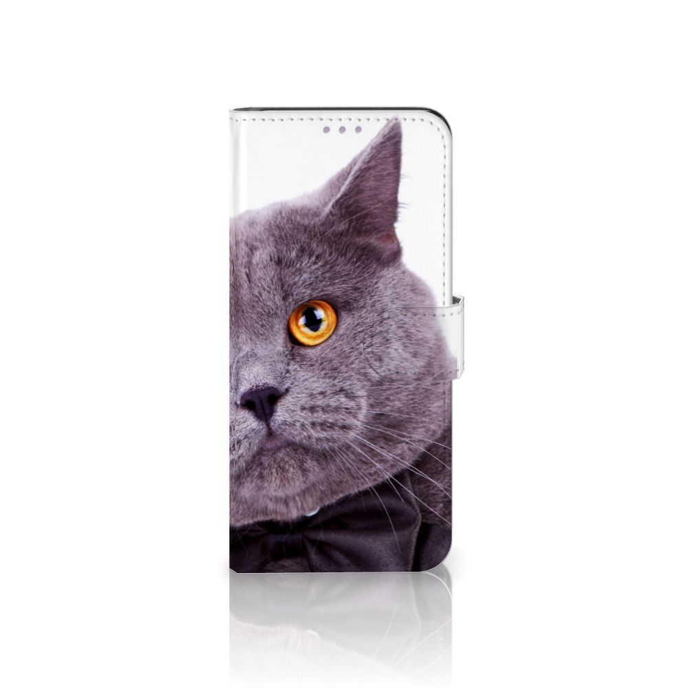 OnePlus Nord CE 5G Telefoonhoesje met Pasjes Kat